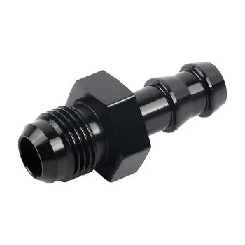 High Precision CNC Aluminum 6AN Male - 3/8" Barb Push-On Adapter Fitting
