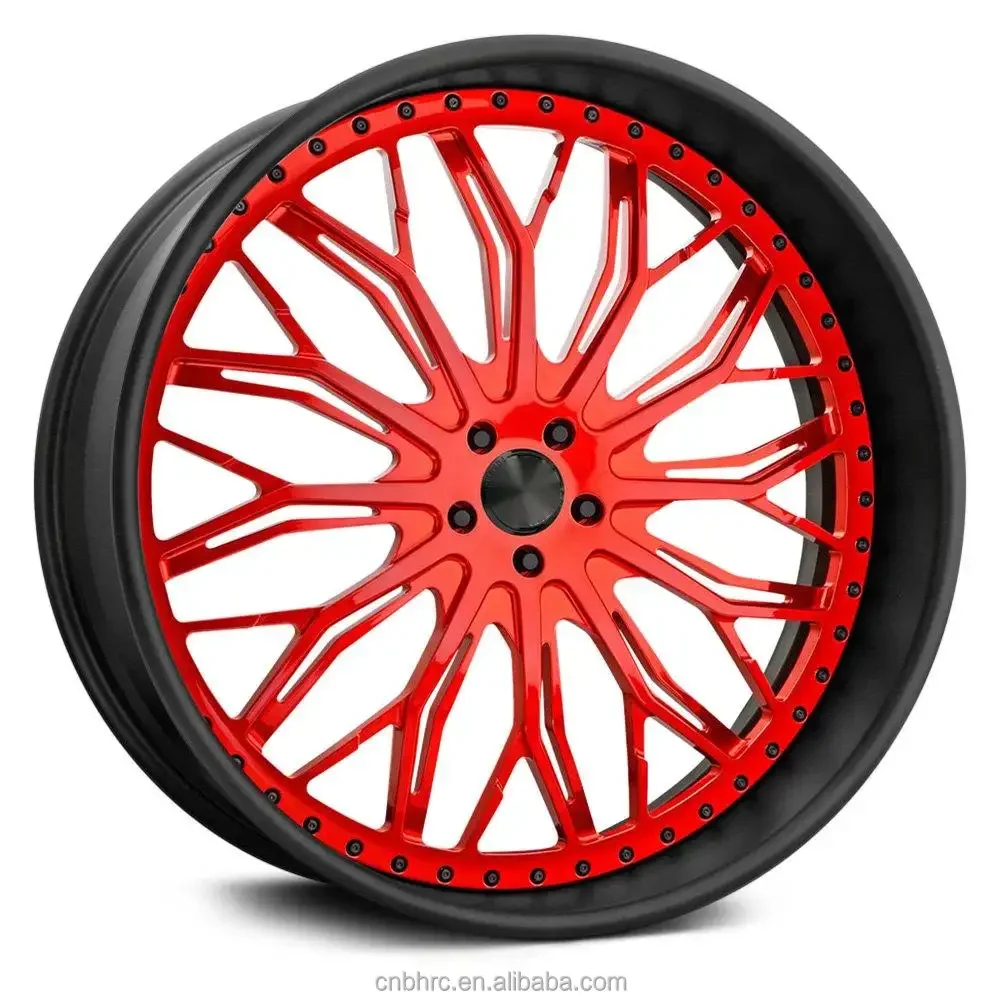 12000t High Pressure Forging Customized  Rims Alloy 6061-T6 High Performance Wheel 18 19 20 21 22 24 Inch for Benz