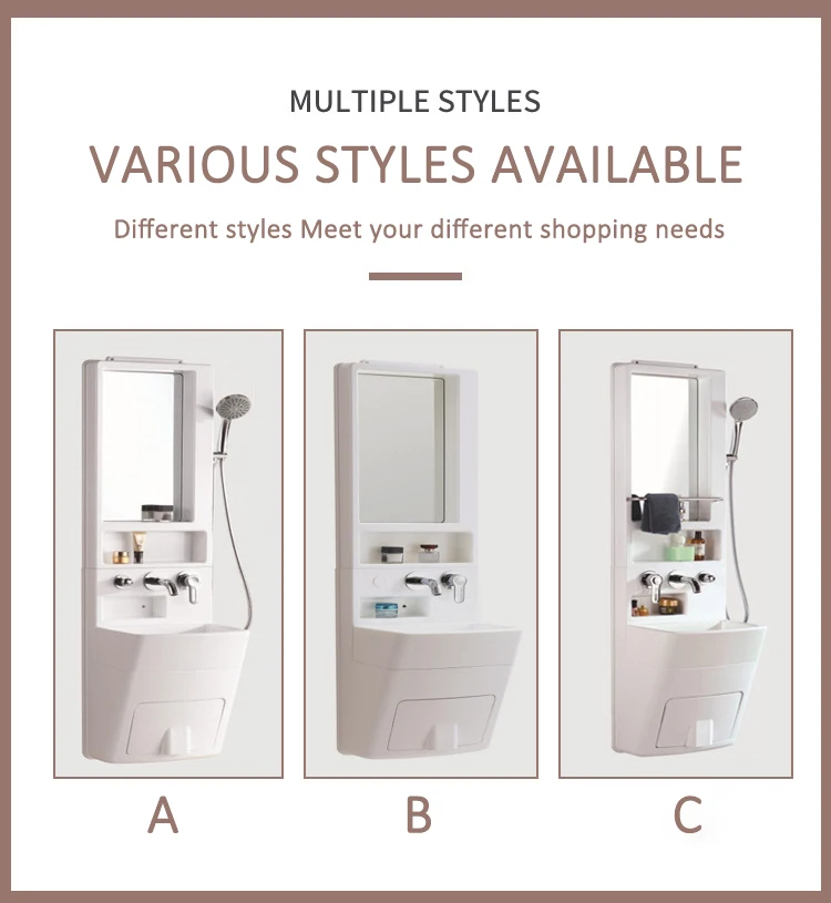 Tytxrv Caravan Modern Simple Abs Material Multi Functional Bathroom Portable Rv