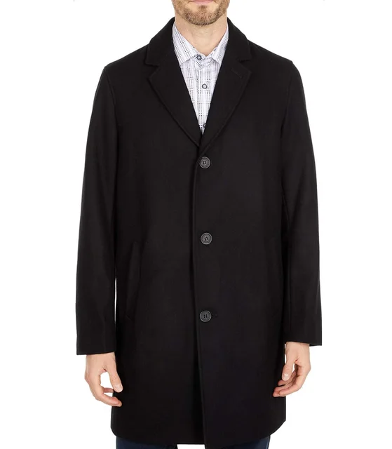2024 custom business men formal career tweed overcoat wool uniform coat winter men hotel service work clothes long uniforms