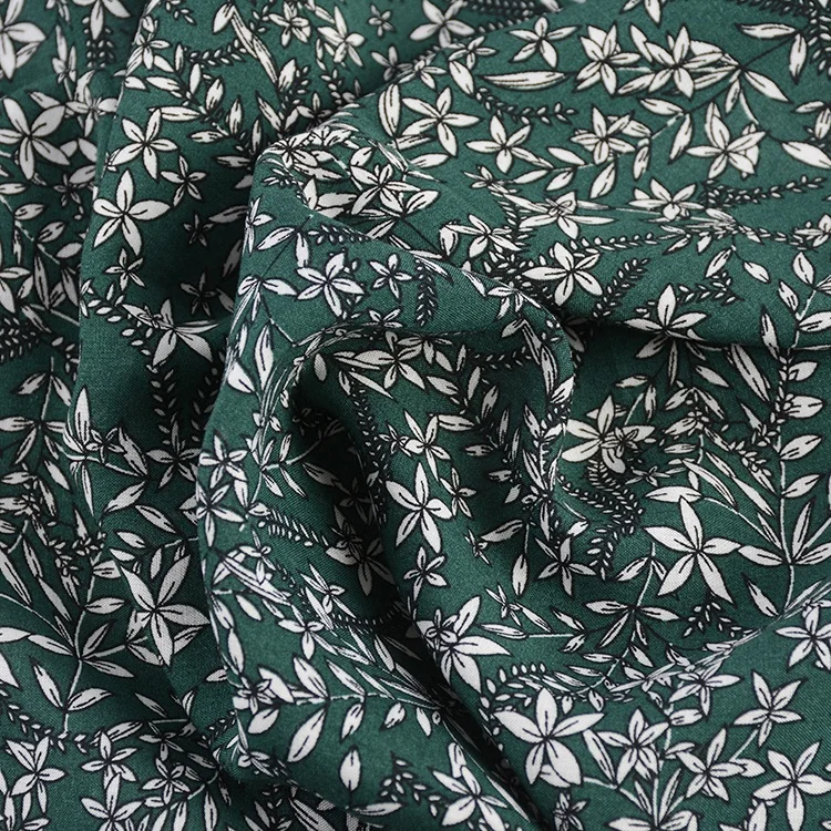 Профессиональное супер мягкое Цветочное платье премиум-класса из 100% искусственного шелка Тканое платье с принтом в рулонах