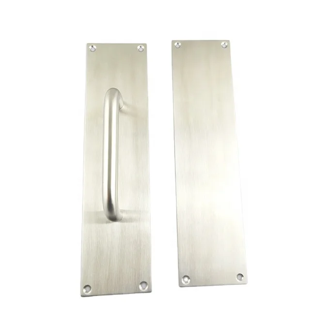 Stainless Steel Commercial Push Pull Door Handle Plate Buy Door