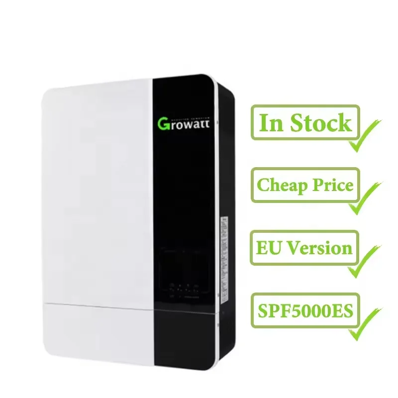 Growatt SPF 5000ES 3500ES off grid inverter 3kw 3.5kw 5kw MPPT Pure sine wave solar off grid inverter for solar energy system