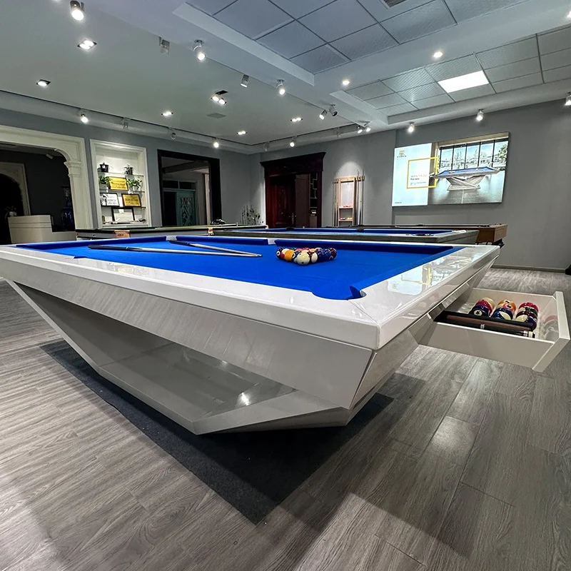 High Quality Billiards Designs Slate Bed Pool Billiard Table for Sale Factory Custom Modern 7ft 8ft 9ft Luxury Billiard Table