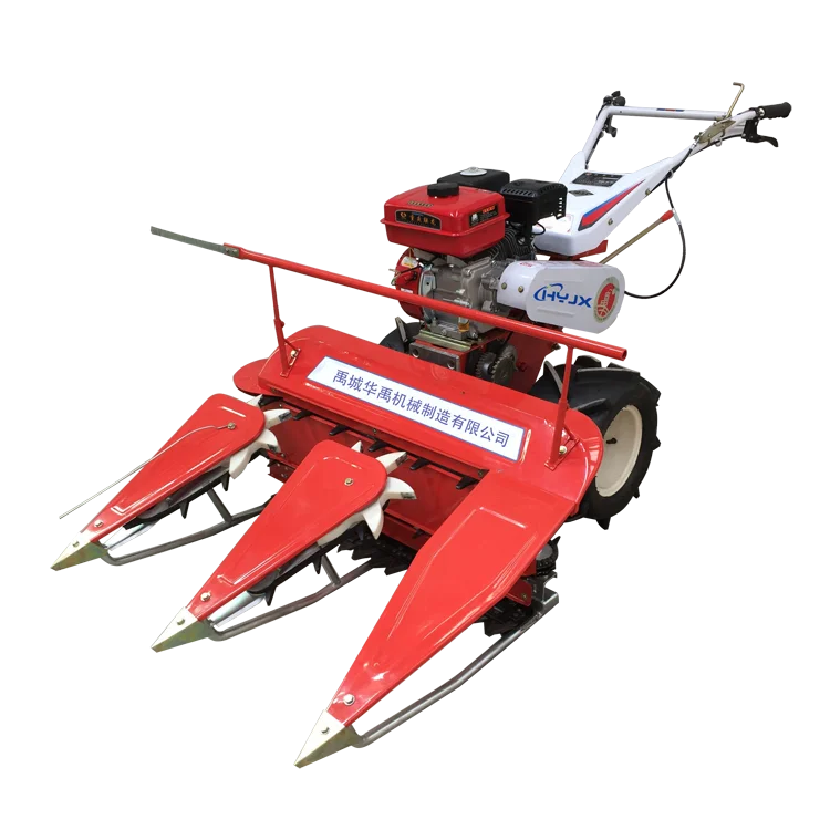 2 Wheels Tractor Mounted Manual Mini Wheat Harvester Rice Cutter Reaper