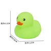 Un pato verde de 8.