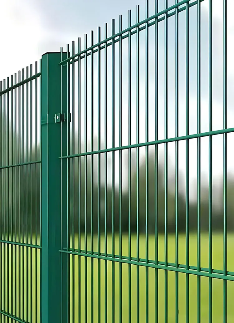 Germany Powder Coated 656 868 Twin Wire Welded Wire Mesh Fence Panel