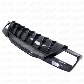 Upgrade C8 Carbon Fiber Rear Bumper Diffuser and Canards Splitter
