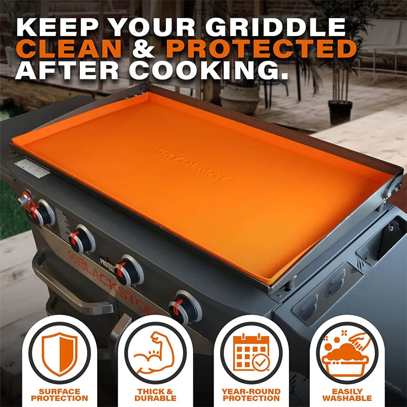 36 Inches Griddle Buddy Grill Mat For Blackstone Griddle Silicone