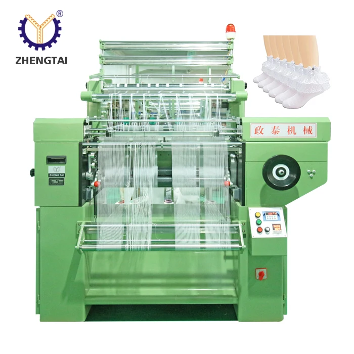 Zhengtai High Speed Needle Loom Machine Lace Crochet Knitting Machine Flat Elastic Band Crochet Machine