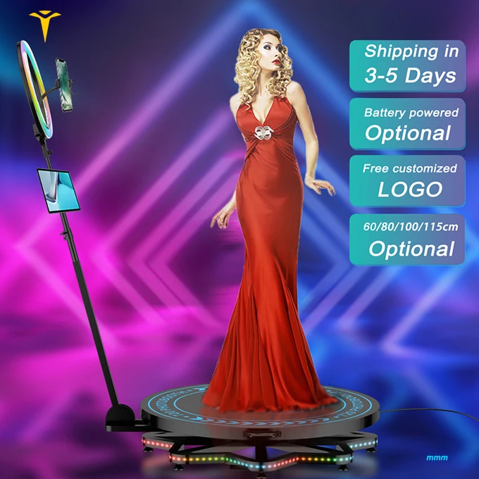 Вращающаяся камера 360 градусов с чехлом для путешествий, товары для вечеринок, видеокамера с Медленным движением, фотокамера 360