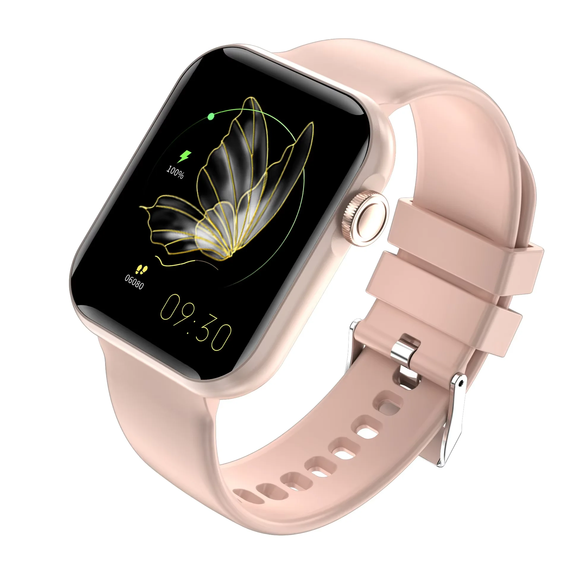 New Smart Bracelet IPS for Bluetooth Call Message Reminder Blood Oxygen Heart Rate Monitoring Silicone for IOS