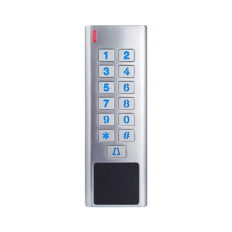 Ip67 Waterproof Metal Rfid EM Keypad Standalone Access Control Flap Access Control Gate Access Control System Rfid Keyfob