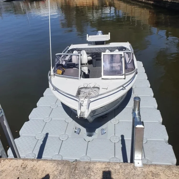 Jetski Floating Dock With Rollers in the Center Easy Jet Ski Dock for Sale