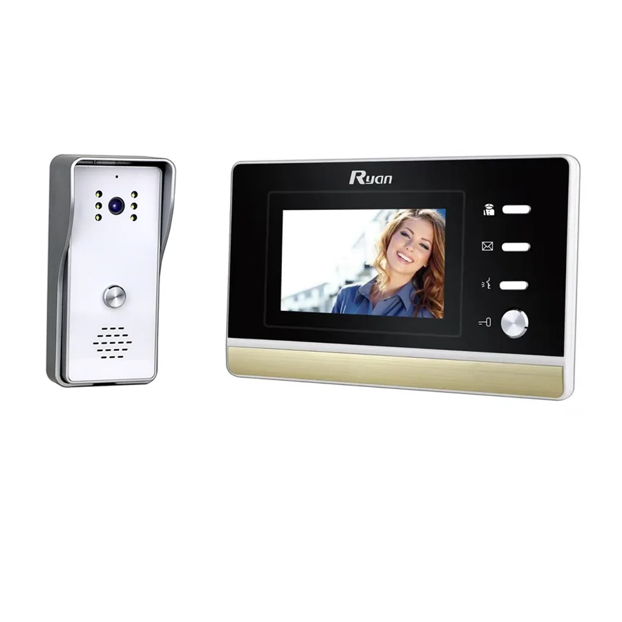 Wire Intercom Video Doorbell Camera Waterproof Secure