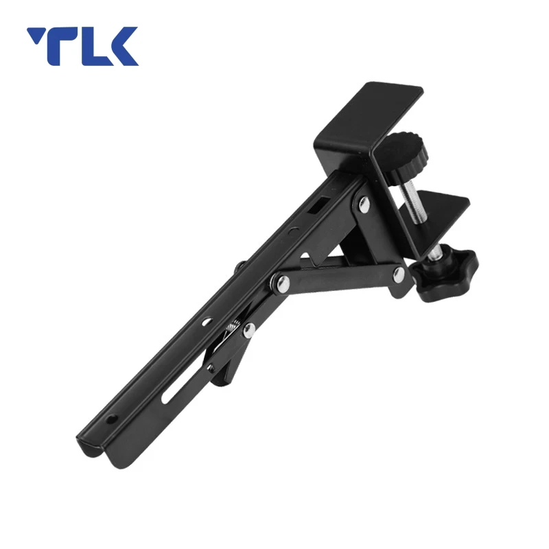 Space Saving Height Adjustable Bracket Computer Keyboard Tray Folding Bracket Under Desk