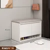 Modelo de dos puertas - blanco cálido - cojines de asiento color caqui - 60 cm