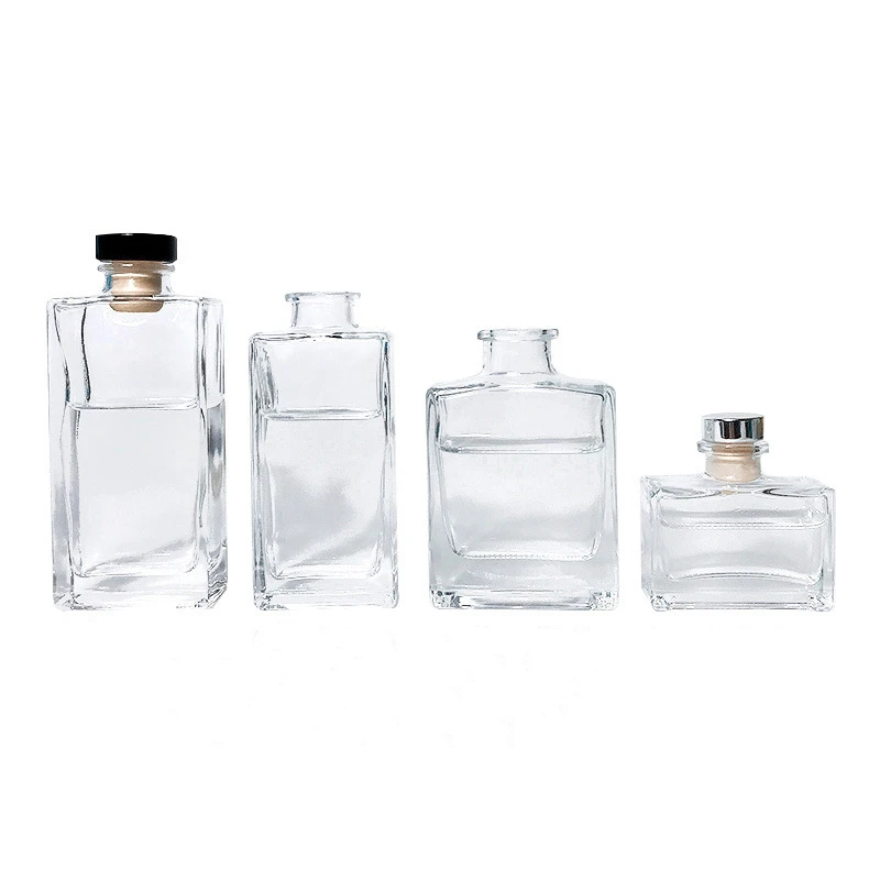 50ml 100ml Empty Tent Shape Glass Reed Diffuser Fragrance Bottle