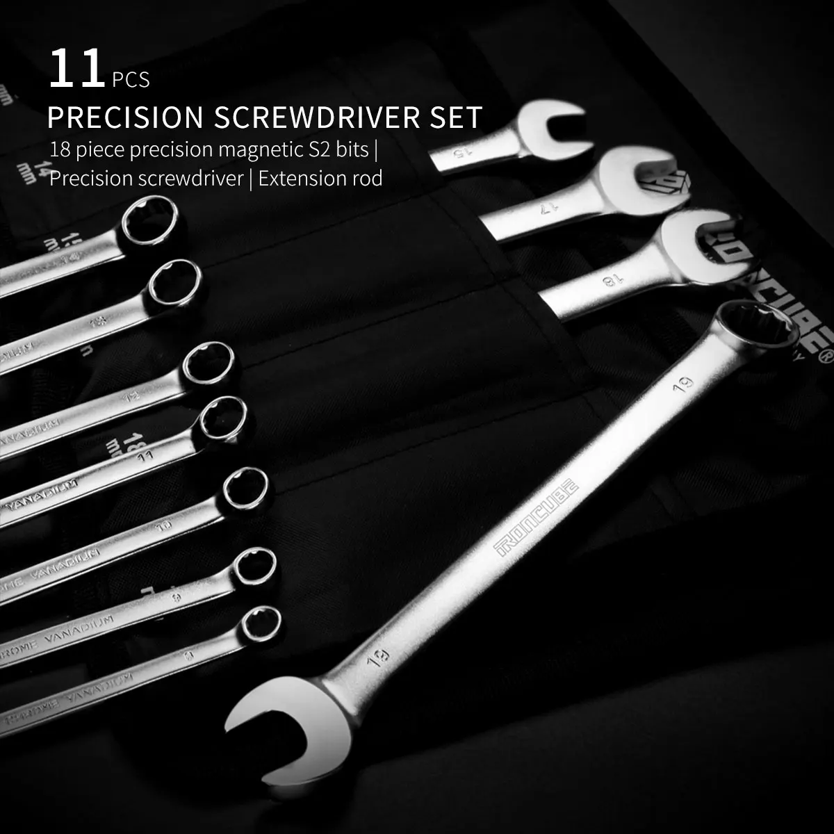 Home, Furniture & DIY Wrench Sets Decker 11 Piece Combination Spanner