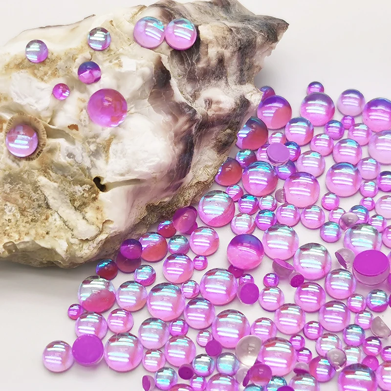 High Quality 4 MM Diamond Purple Opal Mixed Sizes Box Bulk Crystal Flatback Big Glass Non Hotfix Rhinestones.jpg