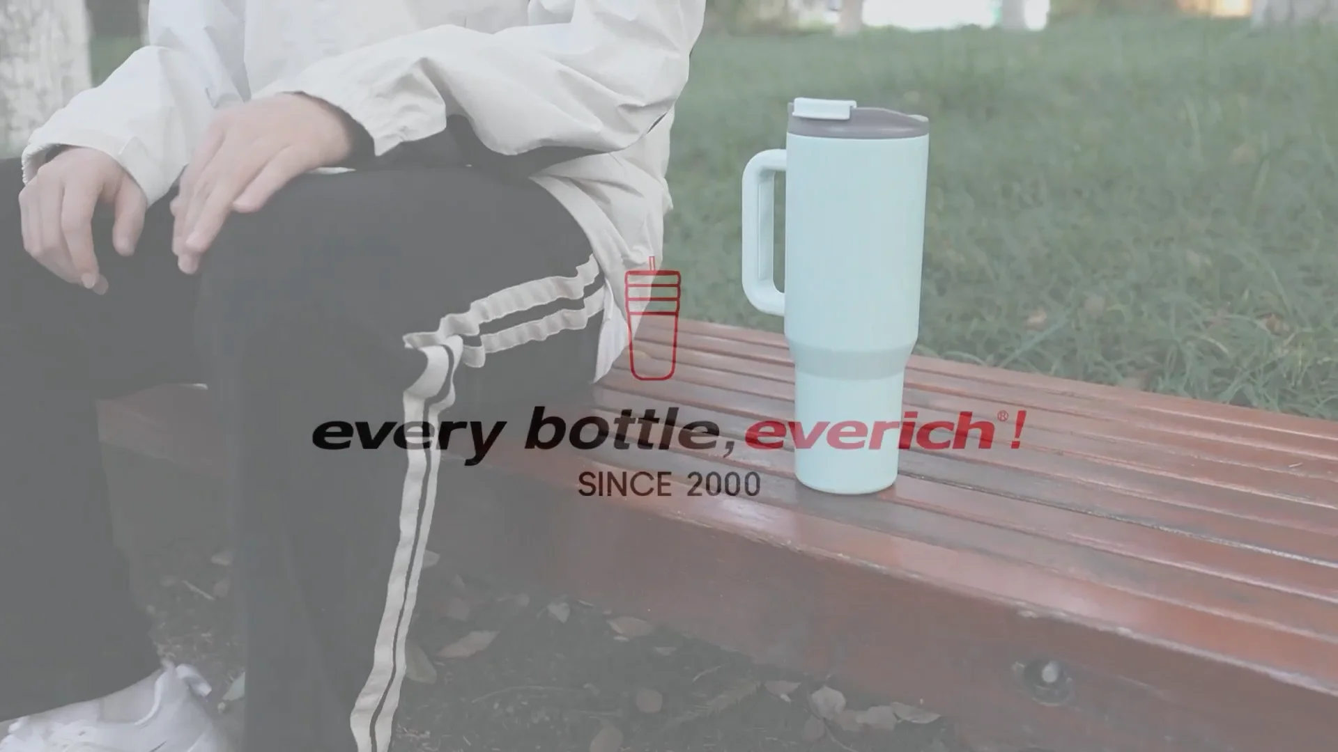 Everich Custom Reusable 40oz Double Wall Insulated Stainless Steel ...