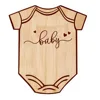 เสื้อผ้าไม้ไผ่และไม้ ขนาด 21*17.5*1