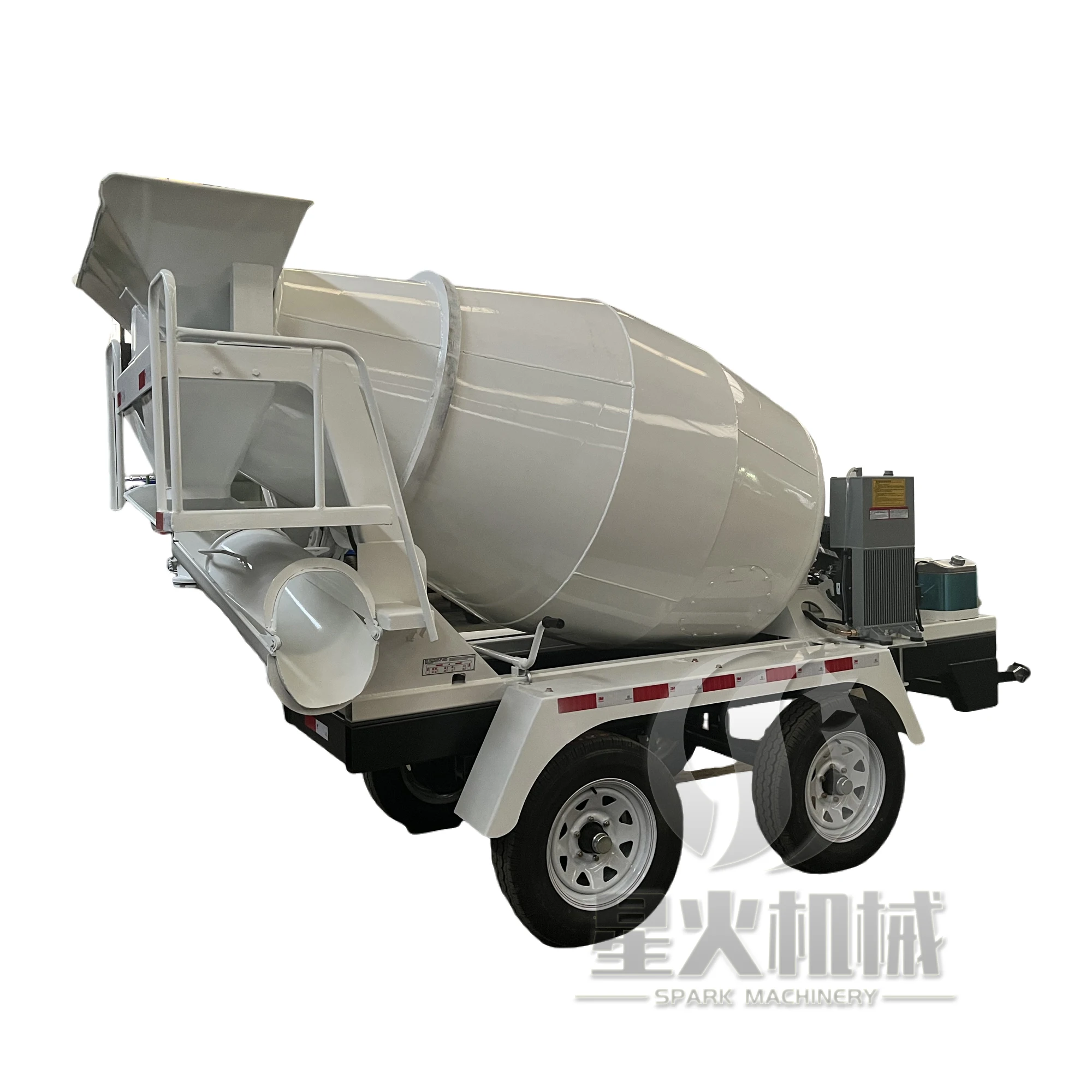 4 Cubic Yards Concrete Portland Transit Mixers Movable Mini Concrete Mixer for Trucks Quality Mixing Tank Machine for Factory