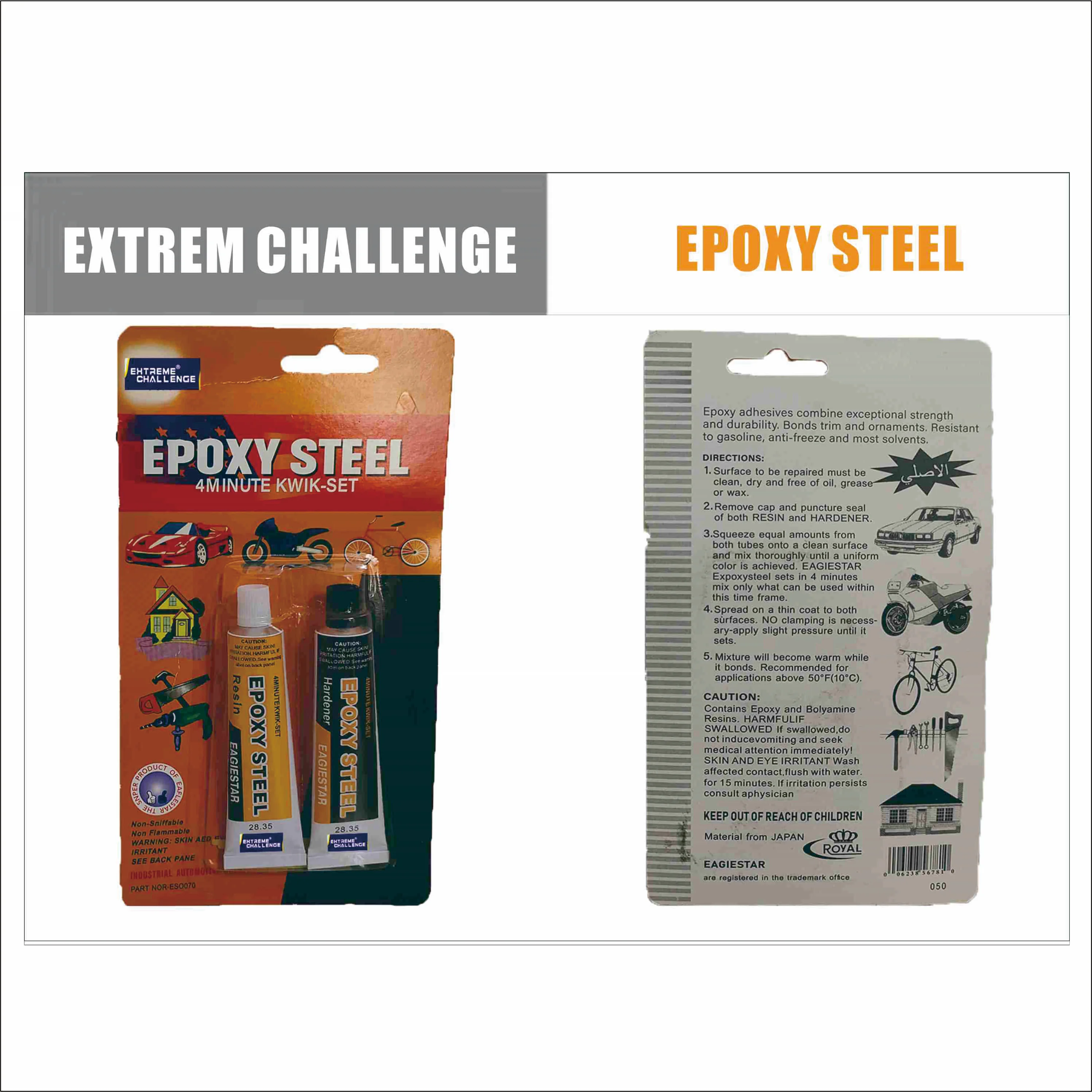 4-Minute Quick Set AB Epoxy Steel Glue Clear Neutral Silicone Sealant Adhesive for Tire Repair Tools RTV Gasket Maker Sealing