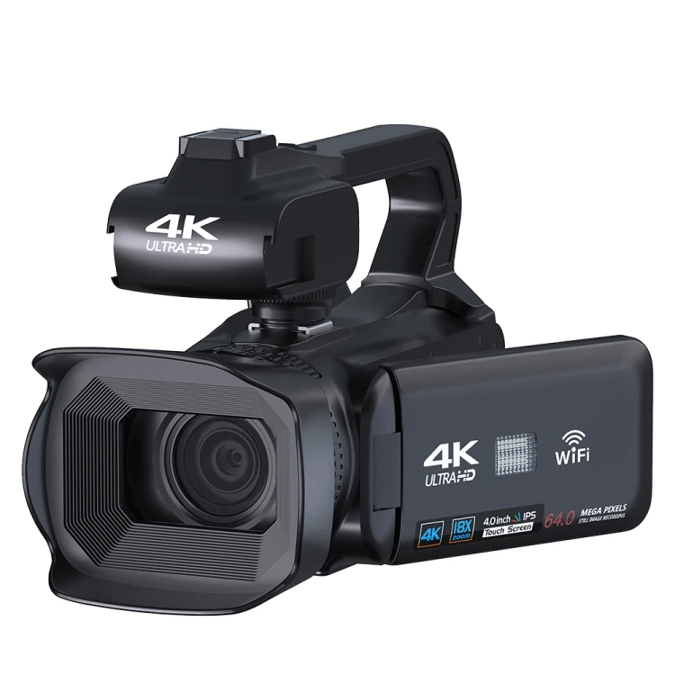 KOMERY RX200 64MP 18X Zoom Video Camera - Compact & Versatile