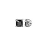 Silver square black