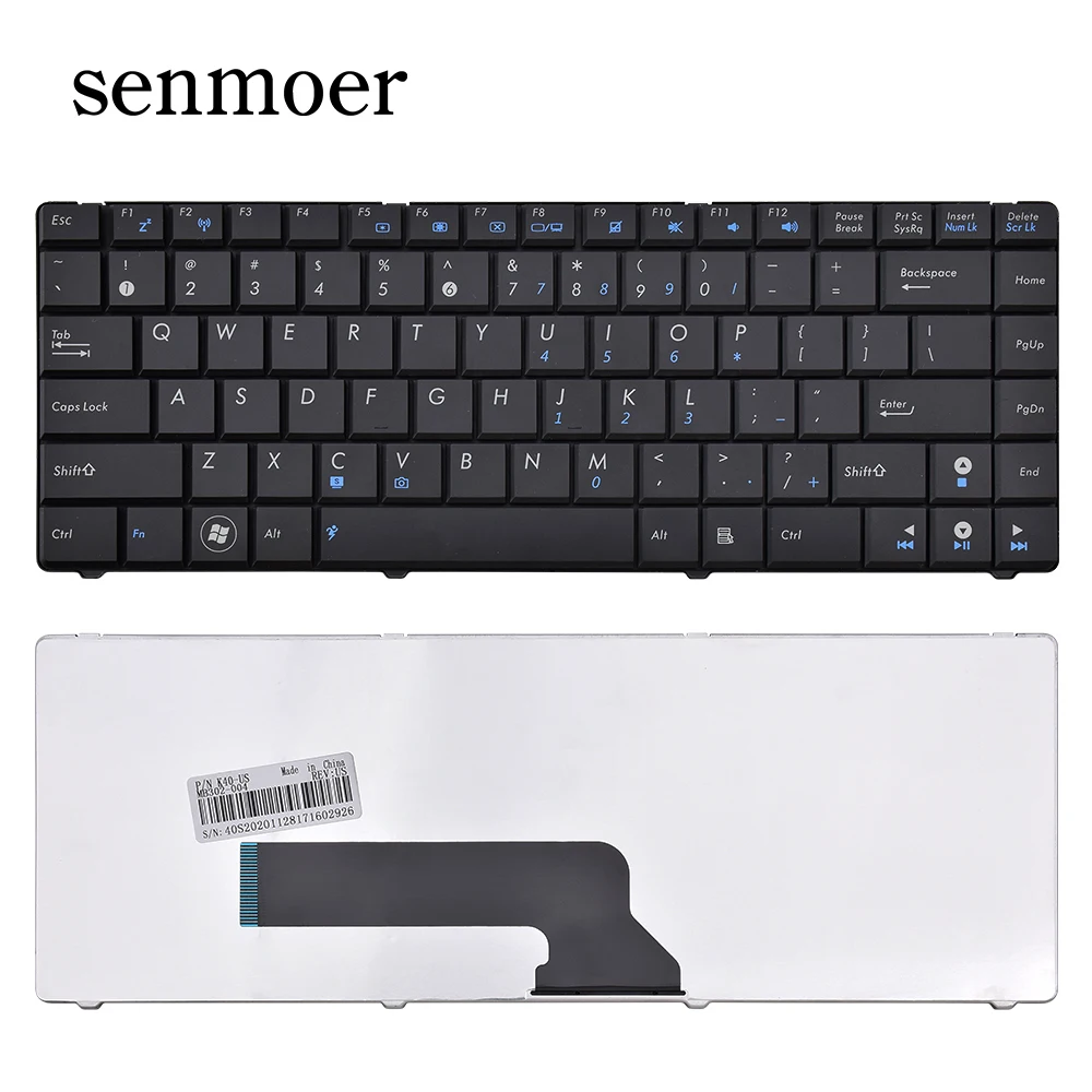 In Stock Hot Selling Best Price Best Sale K40 K40AB K40AC K40AD K40AF K40C  K40ID K40IN K40IJ US Layout Laptop Keyboard for Asus