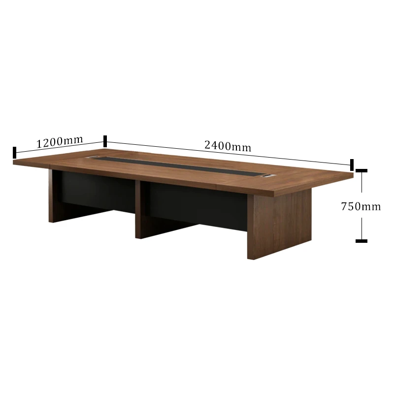 Modern Wooden Office Conference Table Factory Direct Sales Office Furniture Staff Manager Office Meeting Room Table