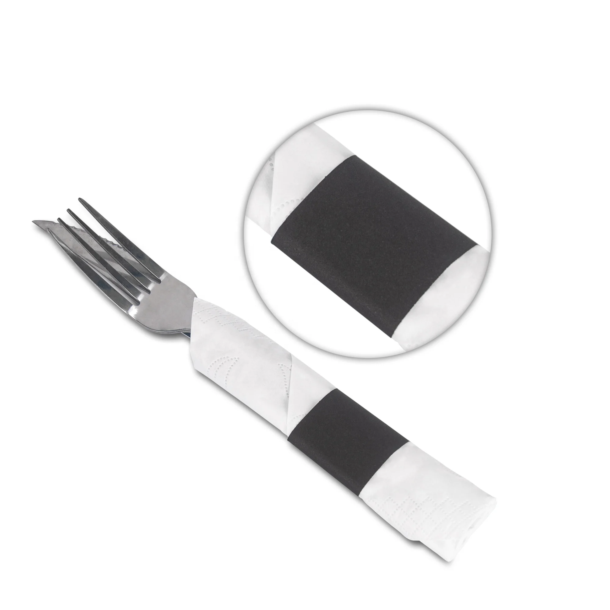 Лента для салфеток черного цвета