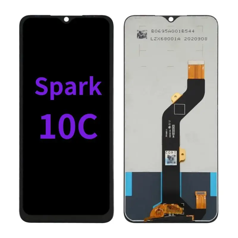 Phone Display for Tecno Spark Go 2023 BF7 POP7 Pro X6516 X6515 Display Lcd Spark 10 10C 5G A60 P40 A662L Lcd Screen