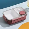 2 compartment plastic-Red
