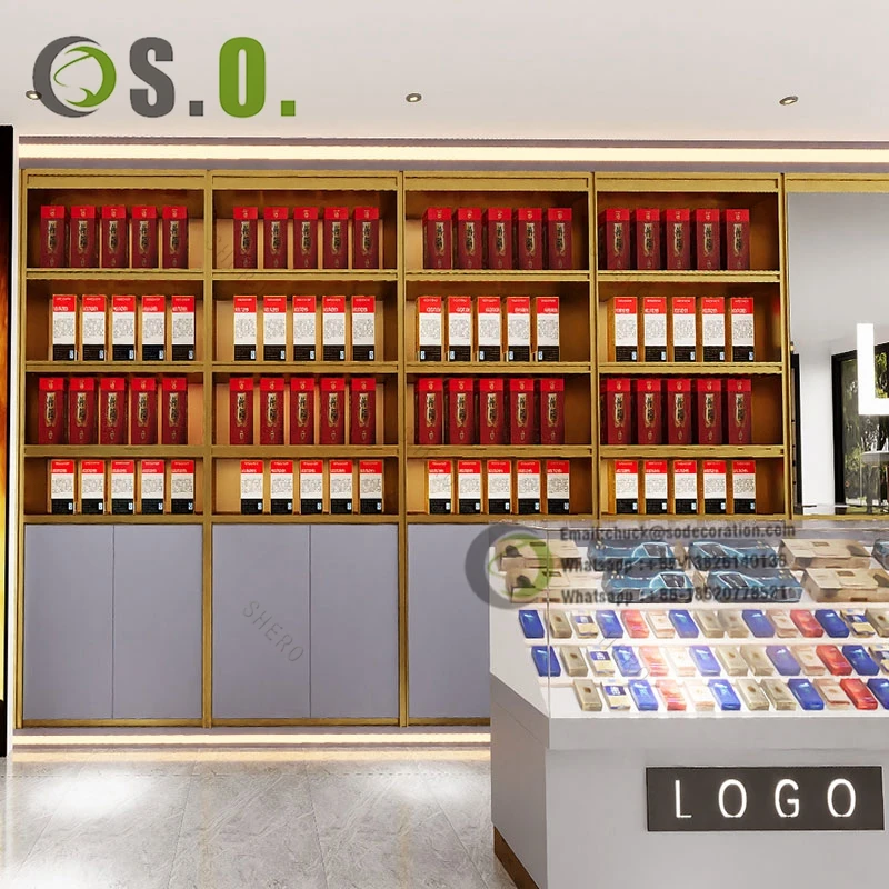 cigarette showcase Tobacco Display Showcase Smoke Shop Display Table Luxury Tobacco Shop Decor  Cigarette Display Cabinet for Sale