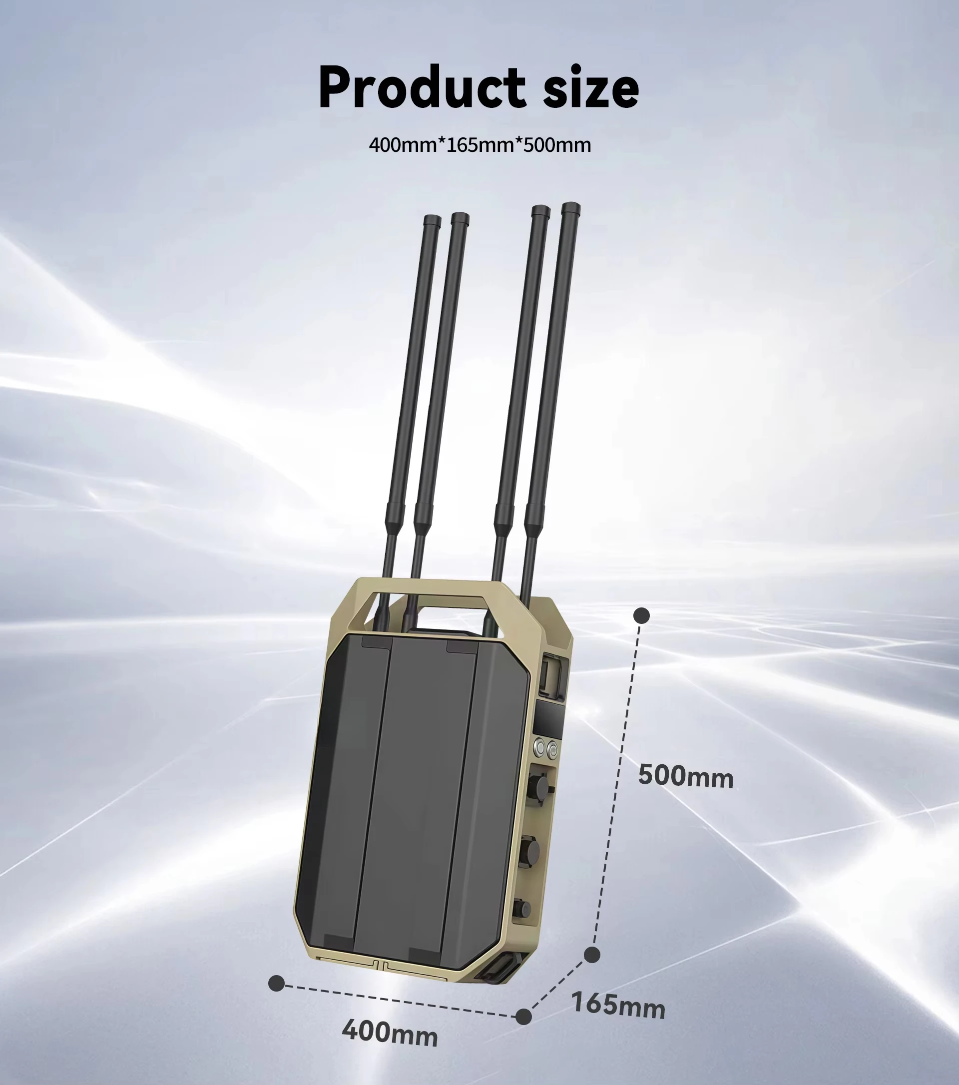 100-6000mhz Full Range Portable Drone Detector Positioning Device With ...