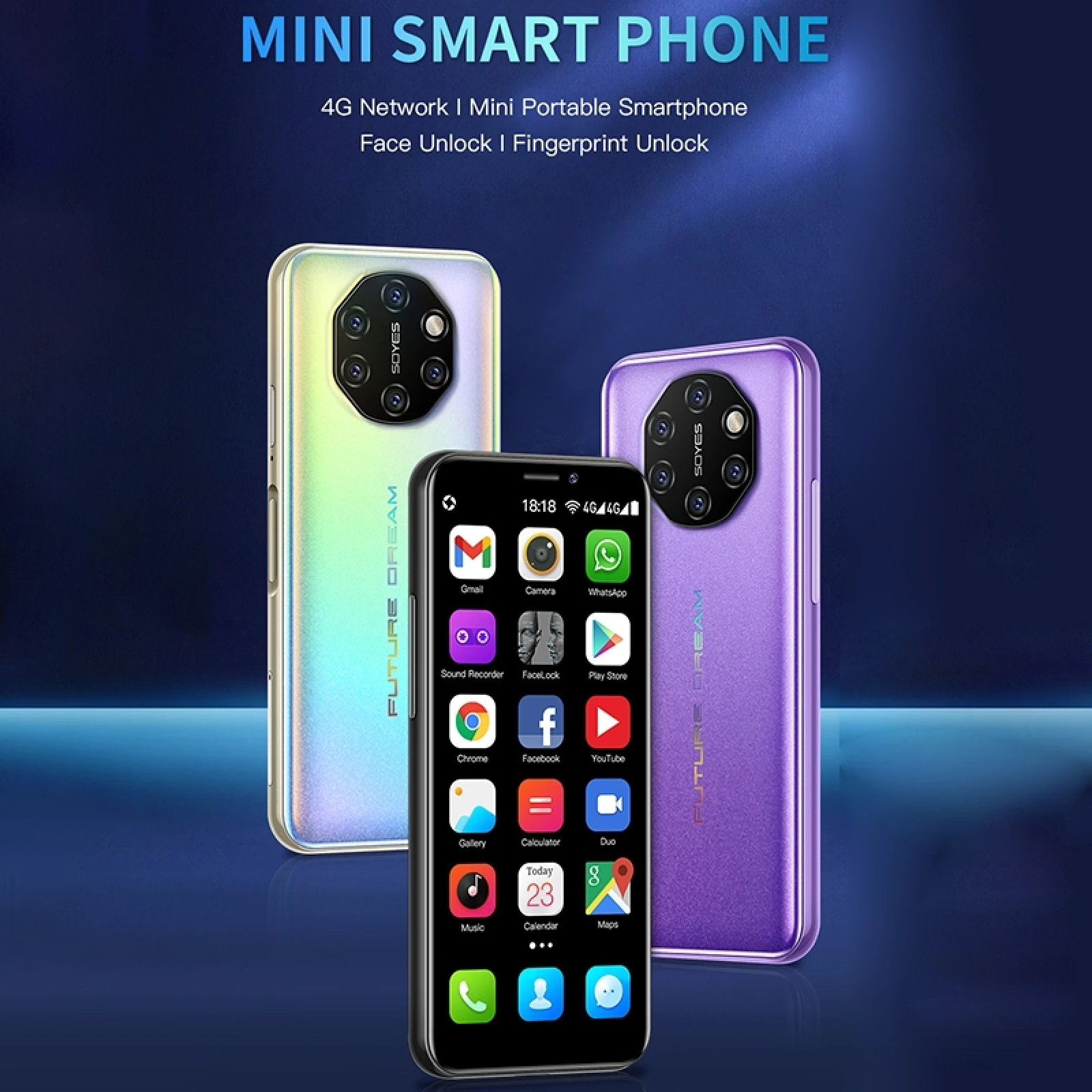 Wholesale Горячая новинка SOYES S10i Mini 3,46 дюймов Android смартфон  боковой отпечаток пальца четырехъядерный две SIM-карты WiFi GPS 4G сотовый  телефон дешевый образец From m.alibaba.com