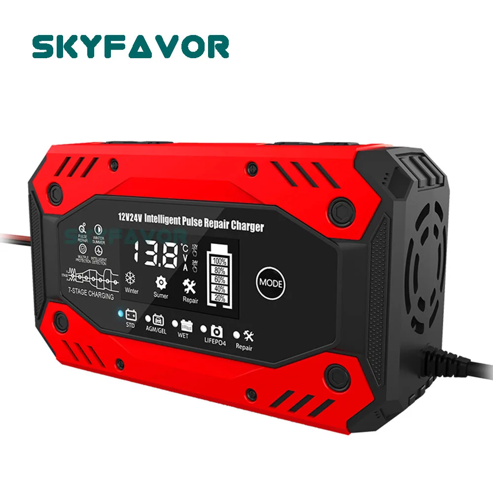 0909バッテリー充電器 40A 12V/24V鉛電池/12V LiFePO4 0909バッテリー充電器 40A 12V/24V鉛電池/12V LiFePO4