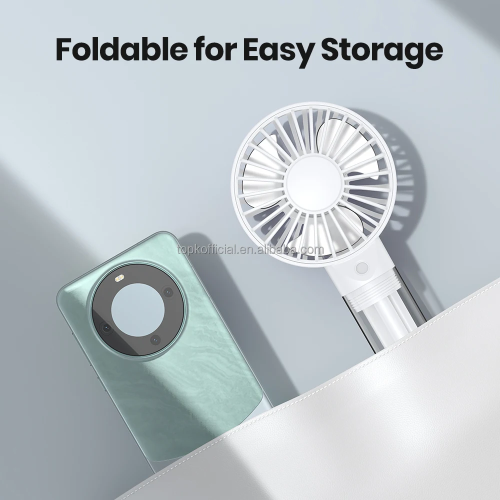 Oem K31 2024 New Customized 2000mah Handheld Small Usb Mini Misting Fan