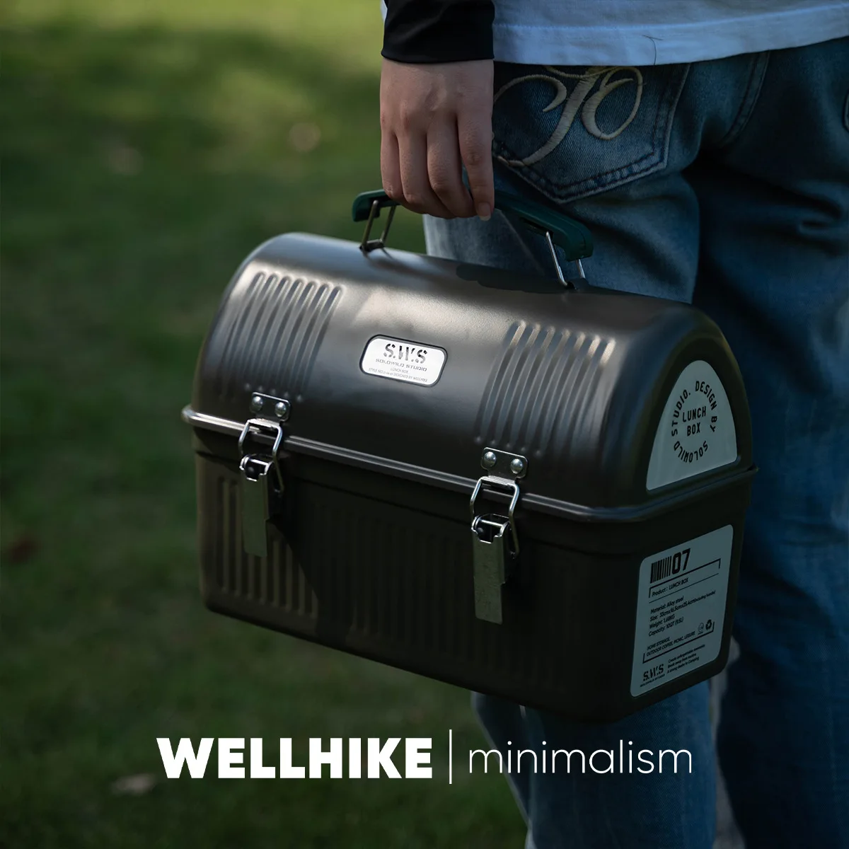 WELLHIKE アウトドア SWS ワイルドトラック メタルランチボックス