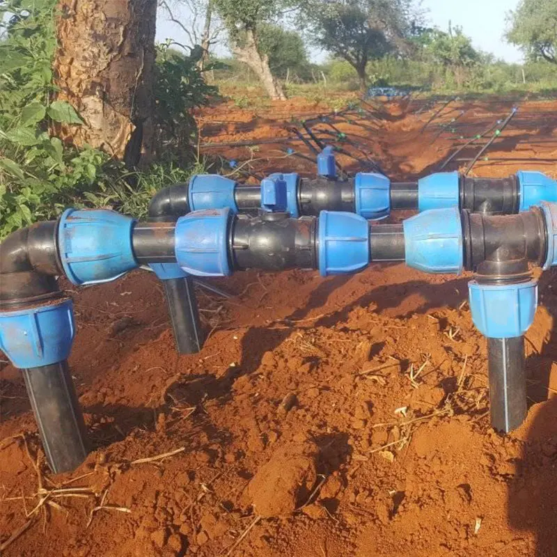 Drip Irrigation System Quick Connect Hdpe Pipe Elbow Brass Valves and Fittings Water Hose Connector Fittings H98fb689616e74a2d92aec384e59581458