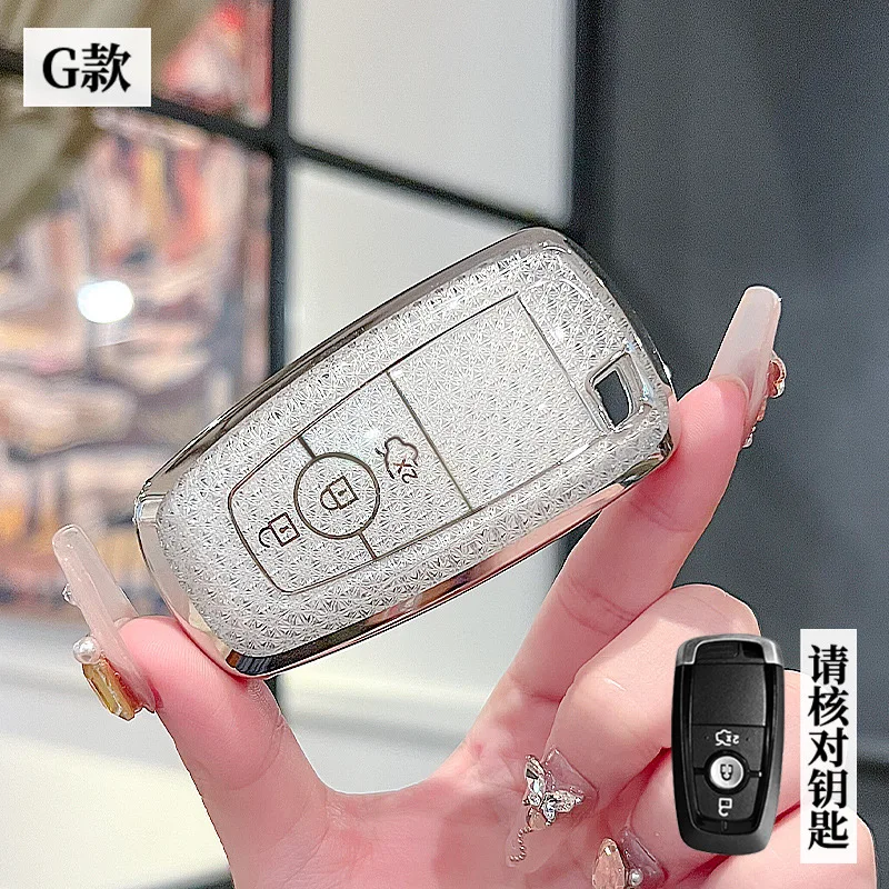 New TPU Style Shell Fob Protector Case Key Cover for Ford Explorer Mustang Fusion Escape F150 F250 F350 F450 F550