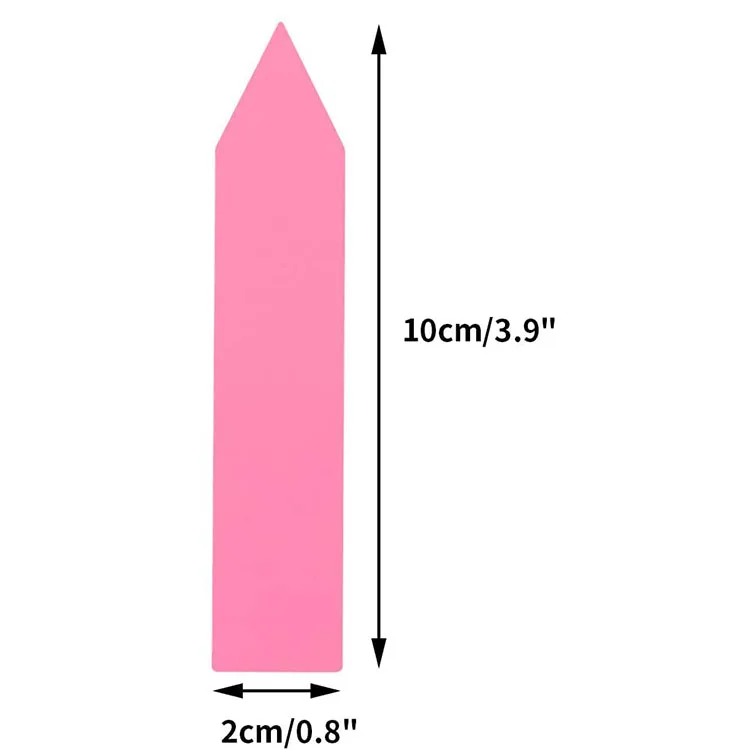 One Shaped Plastic Plant Label 100 Sheets Of Pp Waterproof Succulent Plants Labels Thickened