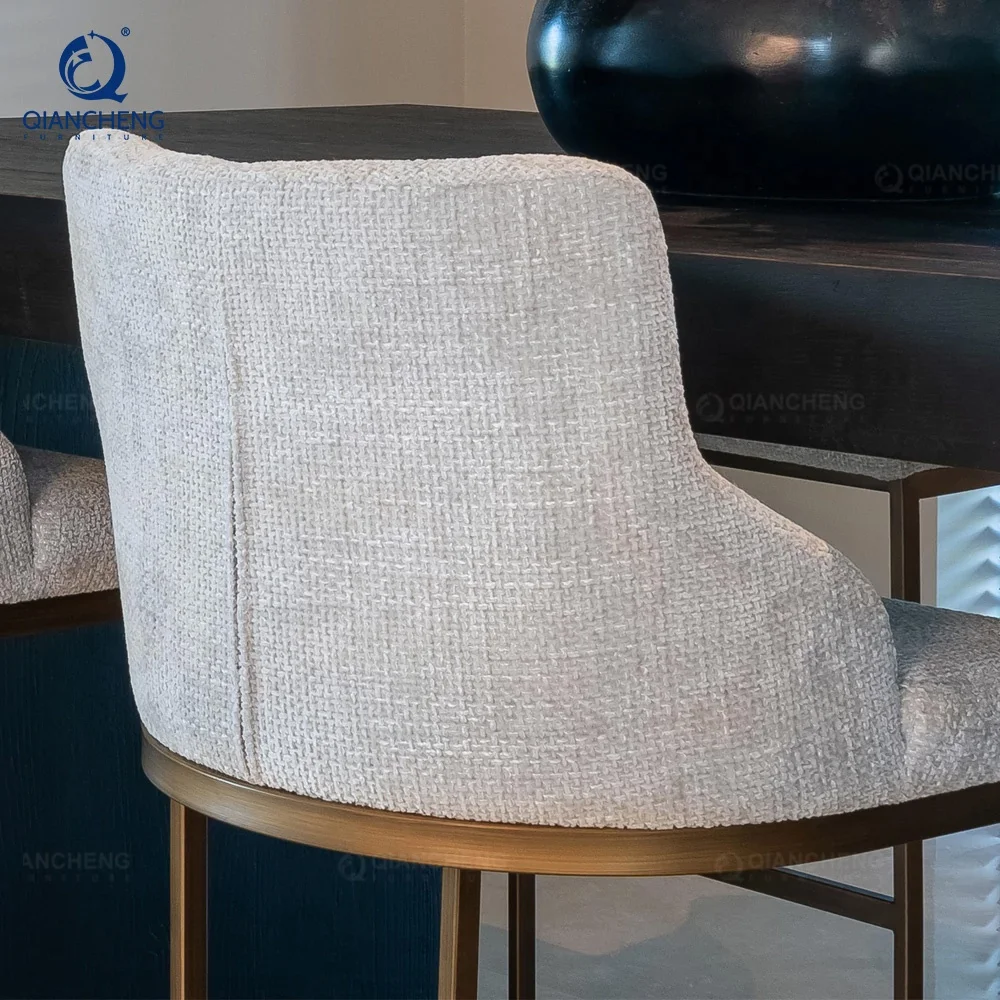 Sport Furniture bar Stand Chair with Brass Leg Nightclub Hookah