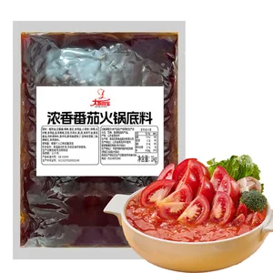 OEM Professional Culinary Use Soup Seasoning Bulk Wholesale Catering Tomato Hot Pot Base Food Service Export Catering Bag
