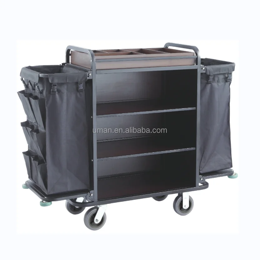Heavy Duty Hotel Housekeeping Cart/ Housekeeping Trolley Buy Hotel