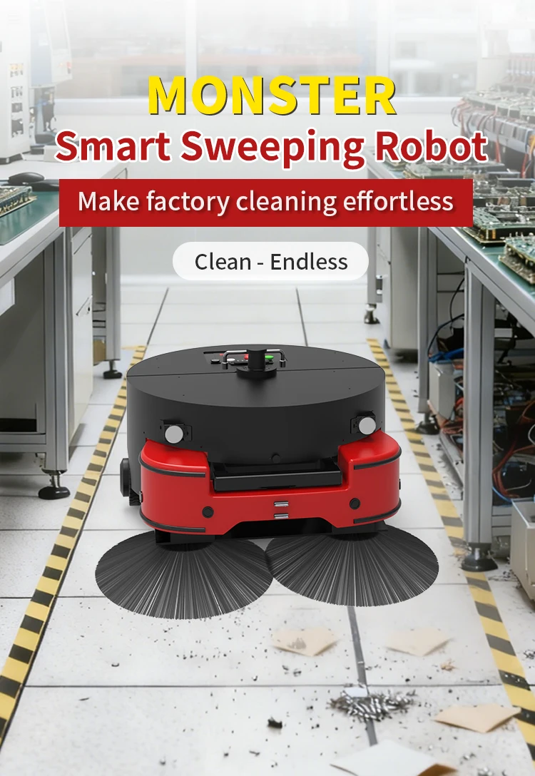 China Smart Automatic Commercial Floor Sweeper Robot - Self-Cleaning ...
