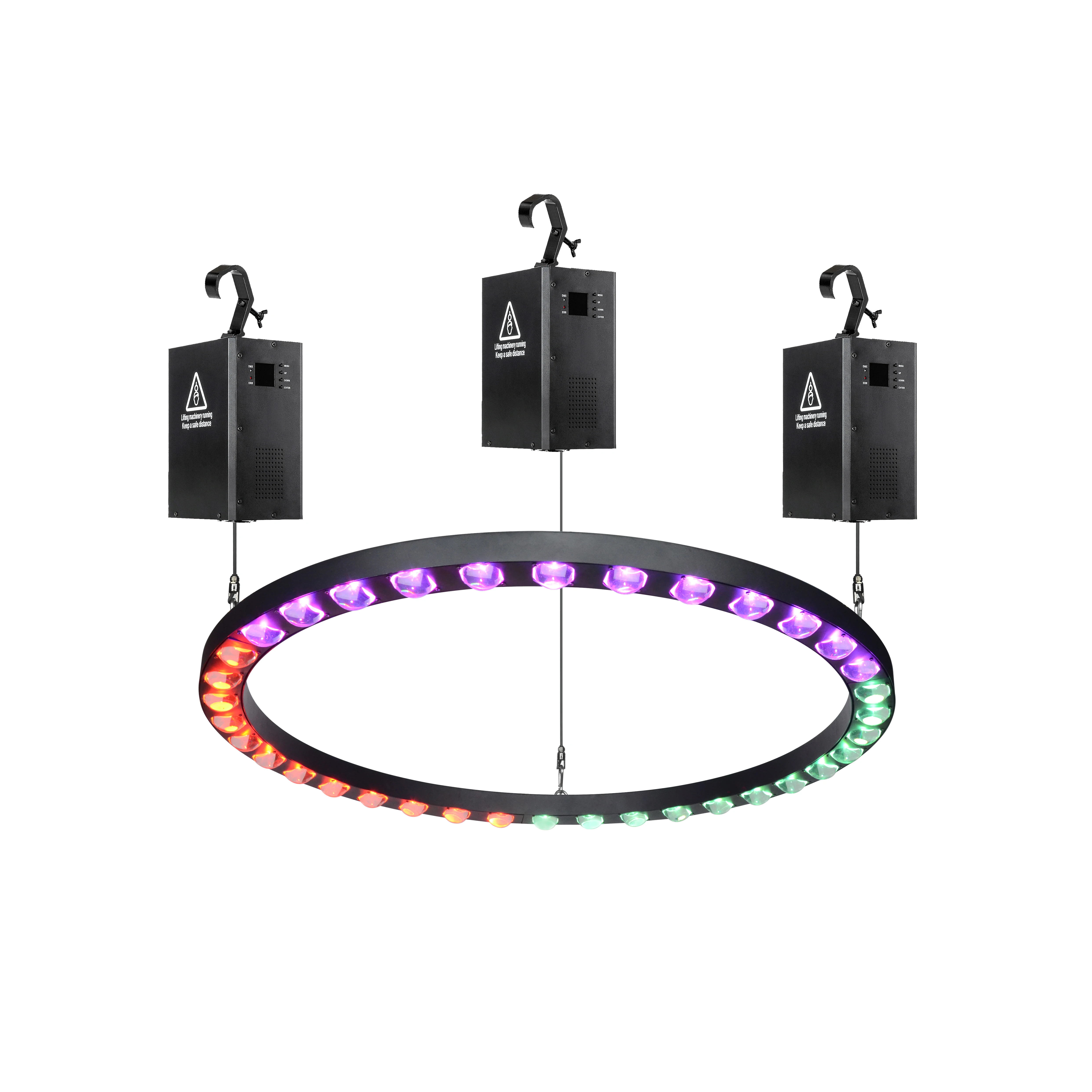 Kinetic Rings Led RGBW LED Kinetic Beam Ring Light 36*15W Kinetic Lights DMX512 Control ...