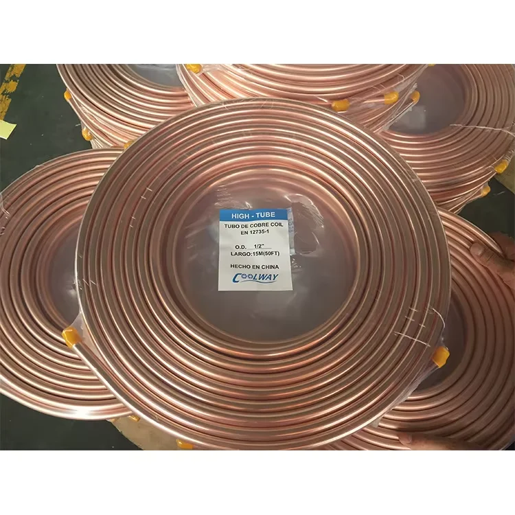 2024 Best Selling High Quality Non-Alloy Pancake Copper Tube Pipe 15m 30m 50m for Air Condition